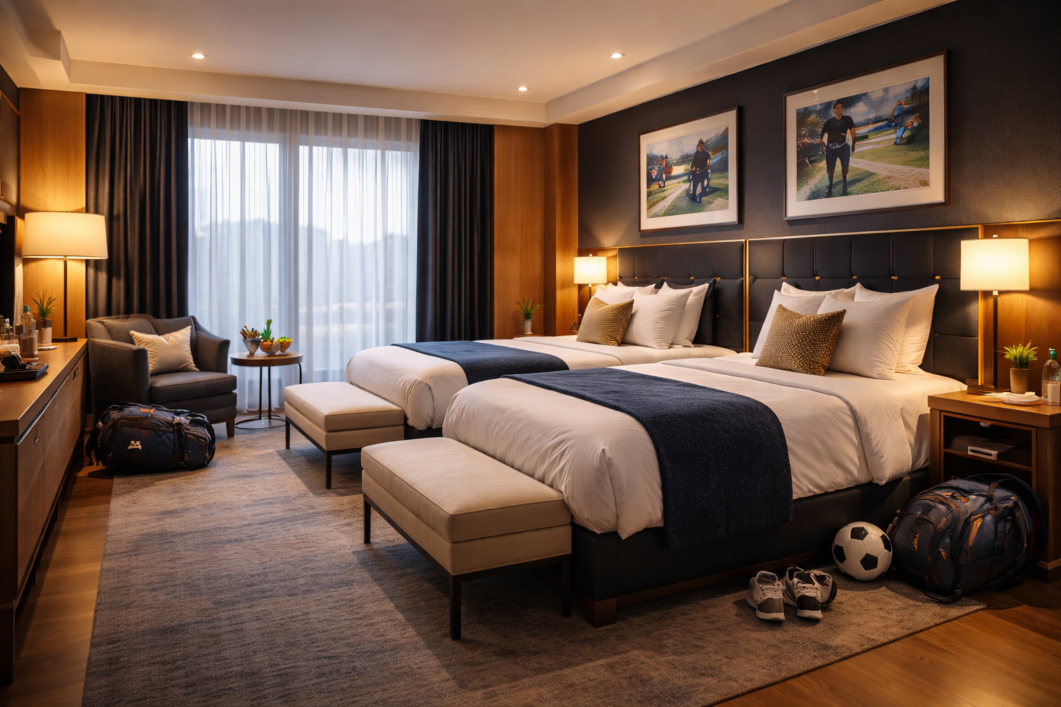 Номер гостиницы на территории базы